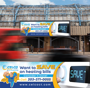 Billboard Design by Impressive Sol for Celco Heating and AC | Design #33379037