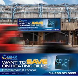 Billboard Design by Impressive Solutions for Celco Heating and AC | Design: #33379039