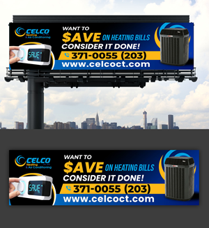 Billboard Design by debdesign for Celco Heating and AC | Design: #33379941