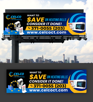 Billboard Design by debdesign for Celco Heating and AC | Design: #33379943