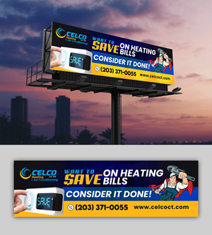 Billboard Design by debdesign for Celco Heating and AC | Design: #33381159