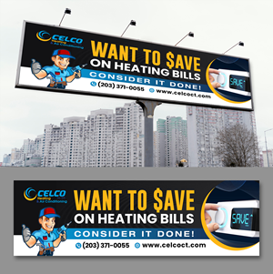 Billboard Design by debdesign for Celco Heating and AC | Design: #33381696