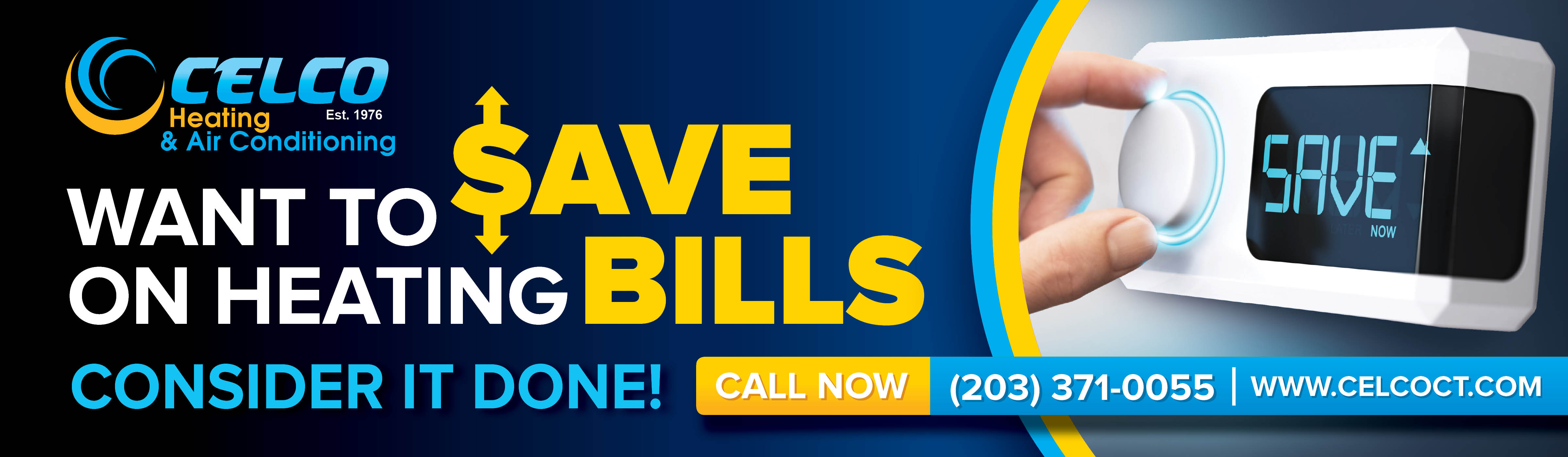 Billboard Design by rkailas for Celco Heating and AC | Design #33402938