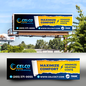Billboard Design by rkailas for Celco Heating and AC | Design: #33430508