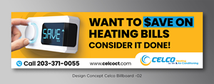 Billboard Design by D Creative for Celco Heating and AC | Design: #33387933