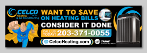 Billboard Design by Titan Solbiz for Celco Heating and AC | Design: #33393155