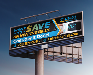 Billboard Design by Dzhafir for Celco Heating and AC | Design: #33376346