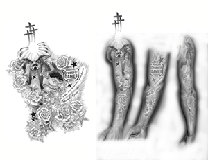 Tattoo Design by Jamal 12 for this project | Design #33525346