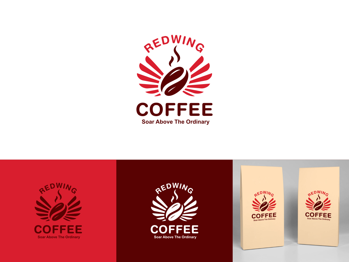 Logo Design by benaudesign for Redwing Coffee  | Design #33410151
