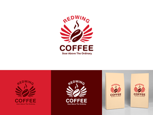 Logo-Design von benaudesign für Redwing Coffee  | Design #33410151