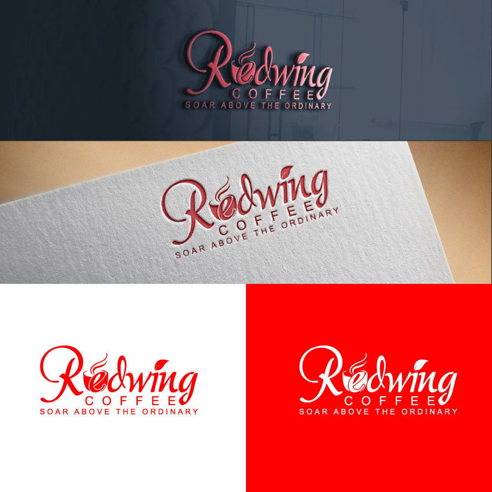 Logo Design by Allix Lauren for Redwing Coffee  | Design #33380056