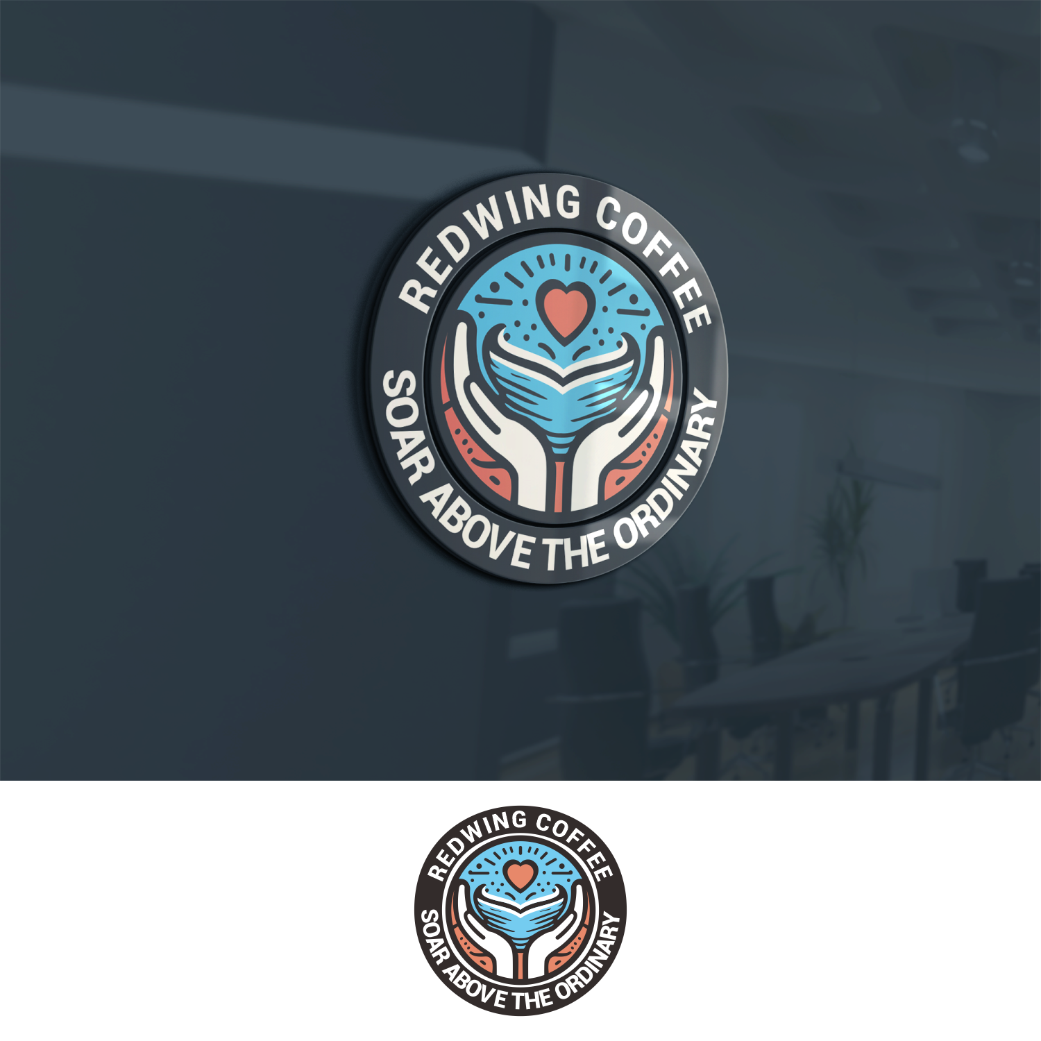 Logo Design by Abigaill_design for Redwing Coffee  | Design #33371706