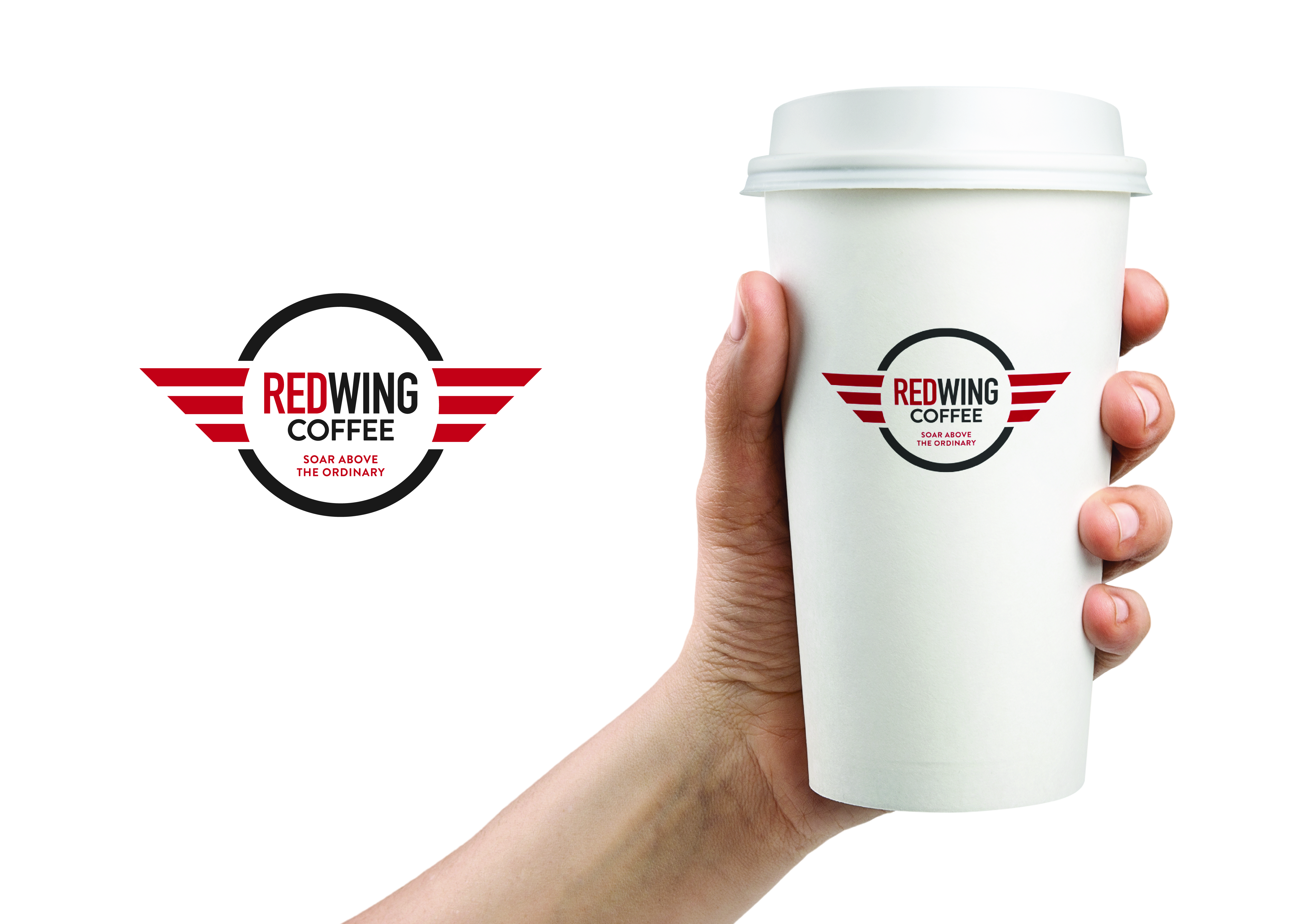 Diseño de Logo por The Marble Peach para Redwing Coffee  | Diseño #33376390