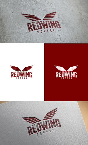 Logo Design by GLDesigns for Redwing Coffee  | Design: #33370788