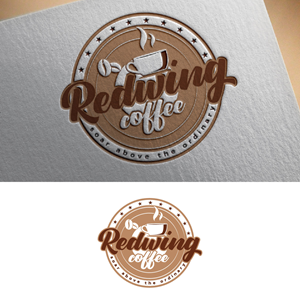 Logo Design by fly  design for Redwing Coffee  | Design: #33374321