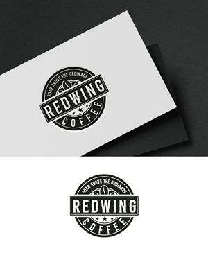 Logo Design by fly  design for Redwing Coffee  | Design: #33374322