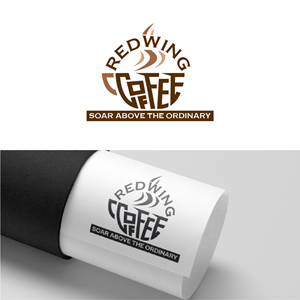 Logo Design by fly  design for Redwing Coffee  | Design: #33374892