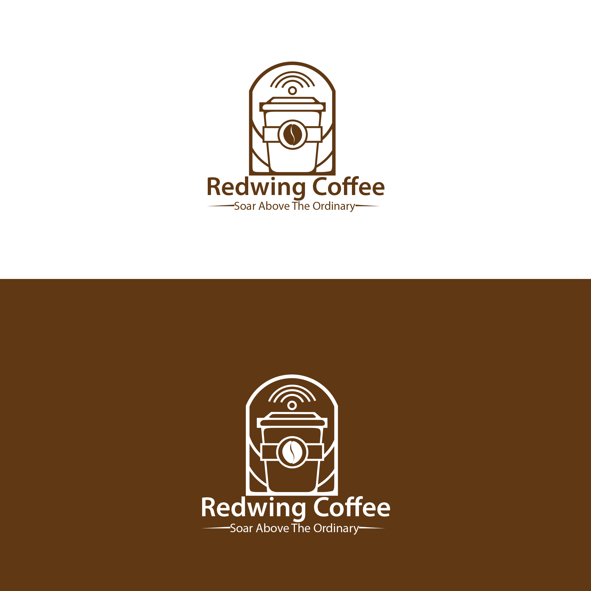 Logo-Design von sastra wiguna für Redwing Coffee  | Design #33380573