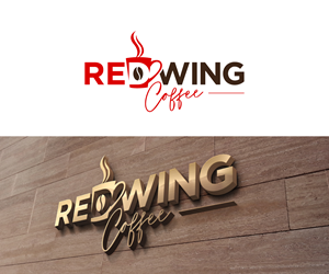 Logo Design by Ansh Design for Redwing Coffee  | Design: #33375681
