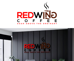 Logo Design by Ansh Design for Redwing Coffee  | Design: #33375685