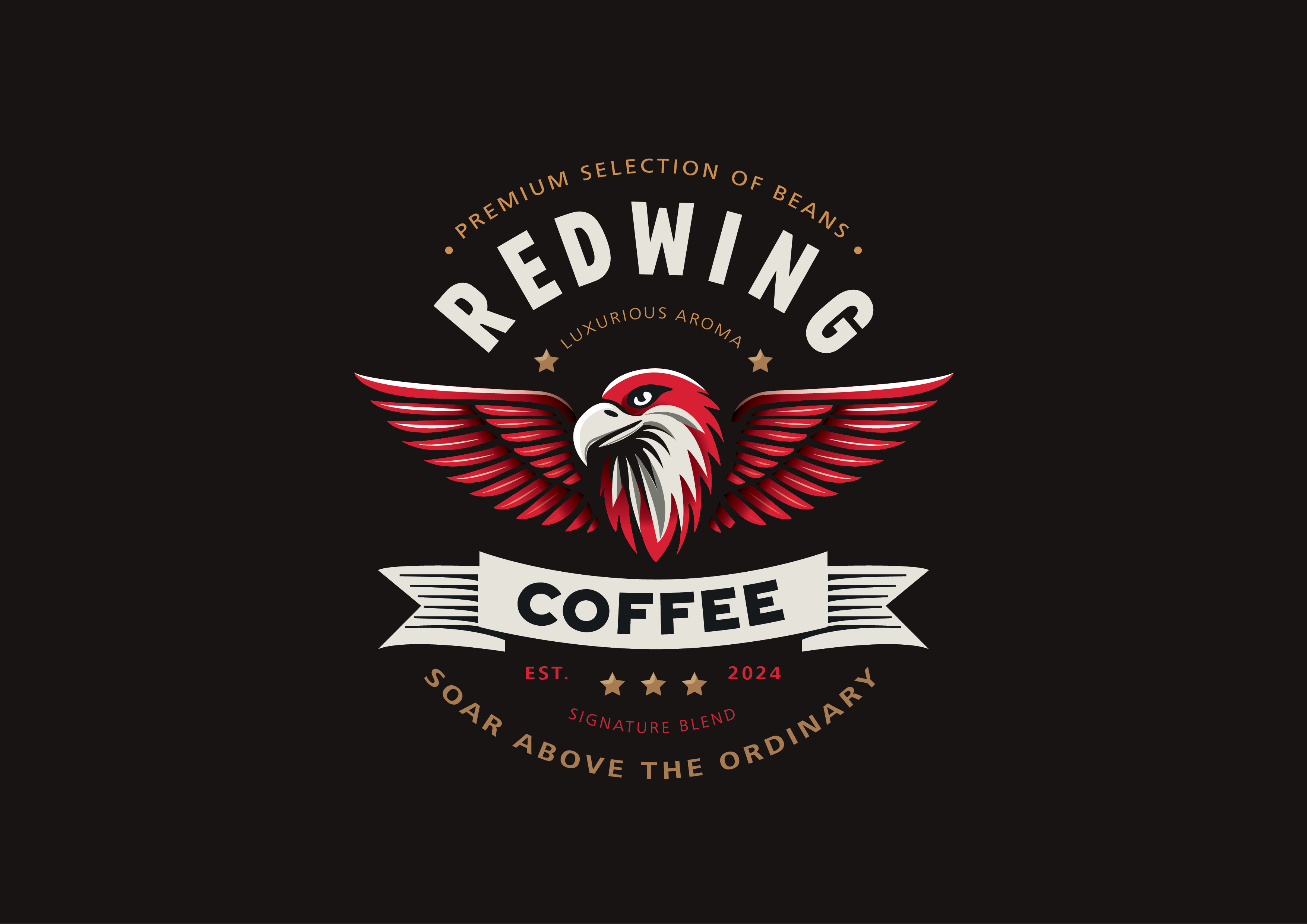 Diseño de Logo por aneskayirt para Redwing Coffee  | Diseño #33440851