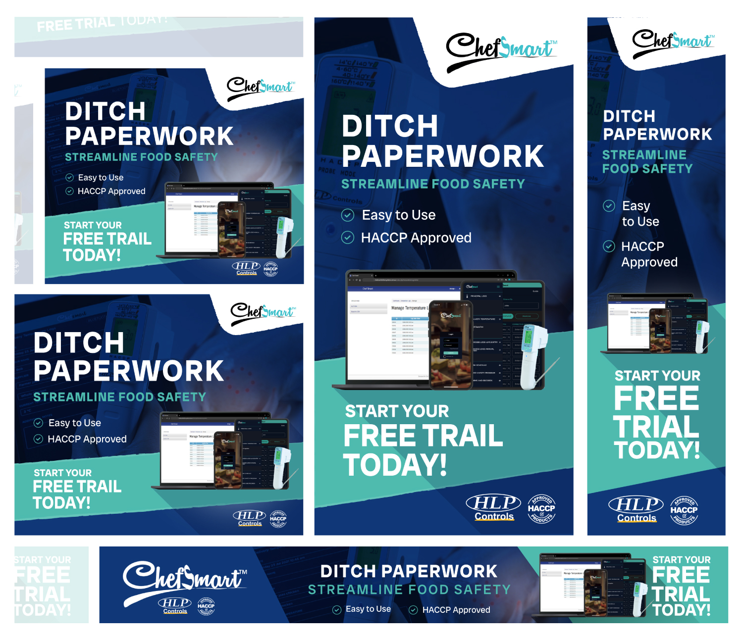 Banner Ad Design by JK18 for HLP Controls Pty Ltd | Design #33387012