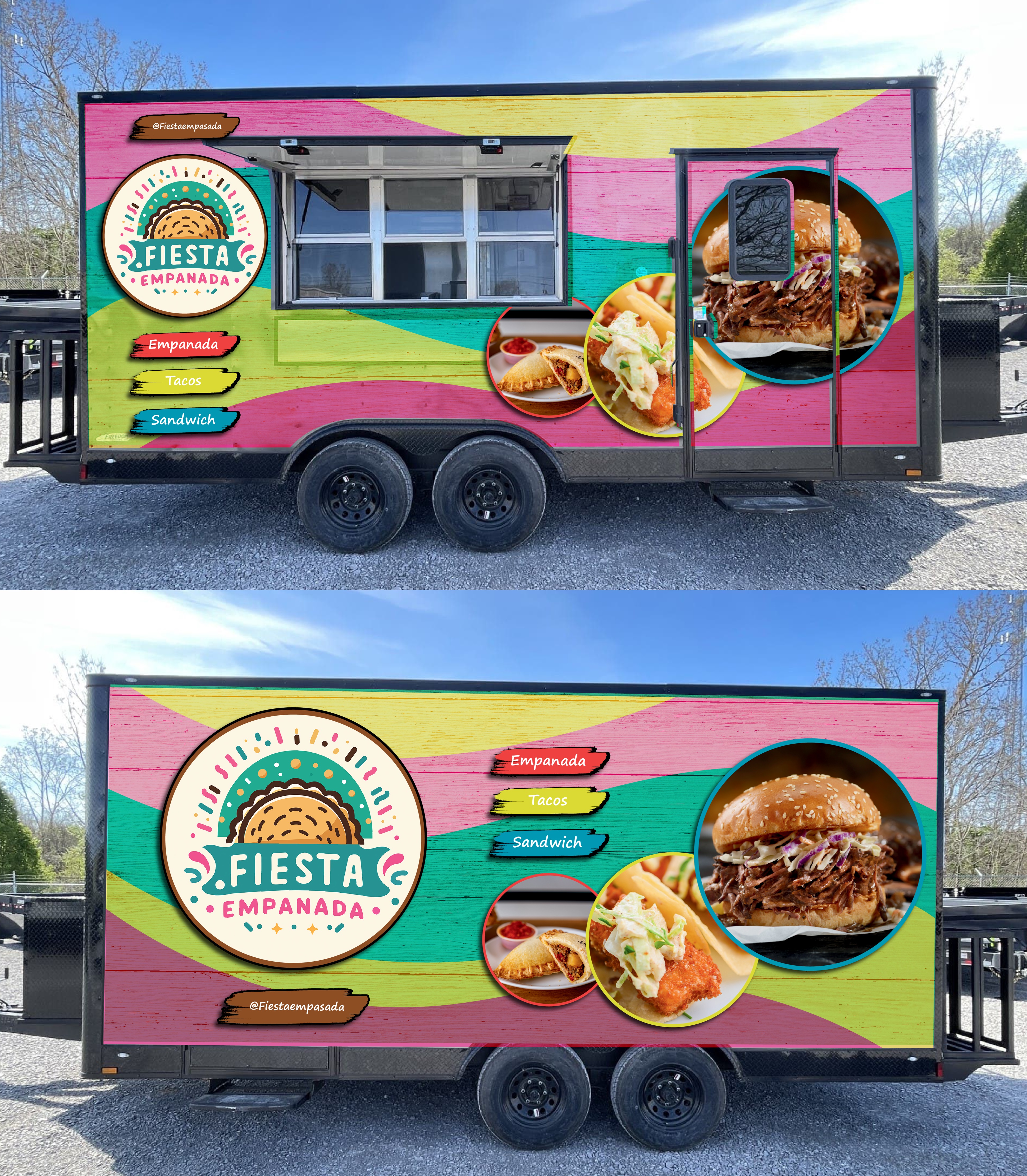 Design de Covering de Véhicule par Kira Graphics pour Fiesta Empanada | Design #33414802
