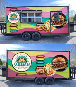 Car Wrap Design by Kira.graphics for Fiesta Empanada | Design #33414802