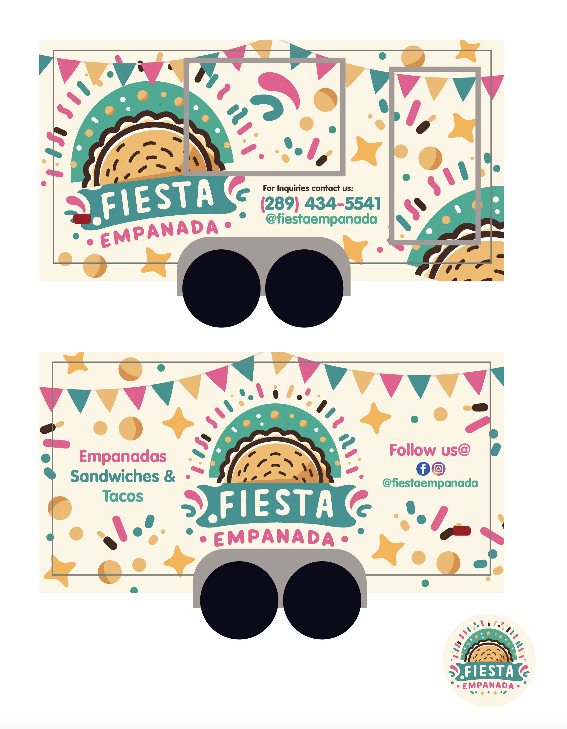 Car Wrap Design by kikodelena for Fiesta Empanada | Design #33415155