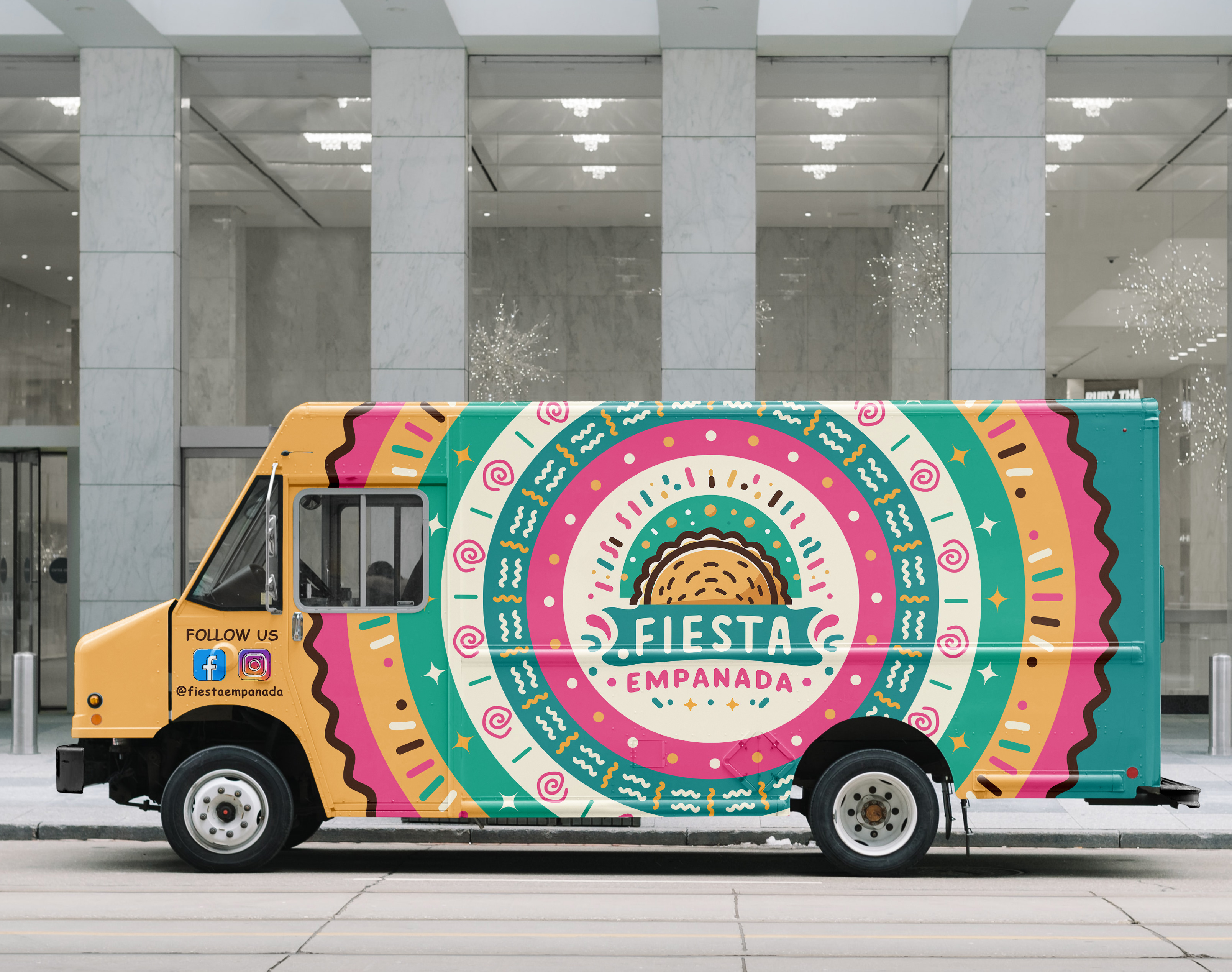 Diseño de Rotulación de Vehículo por SAI DESIGNS para Fiesta Empanada | Diseño #33381467