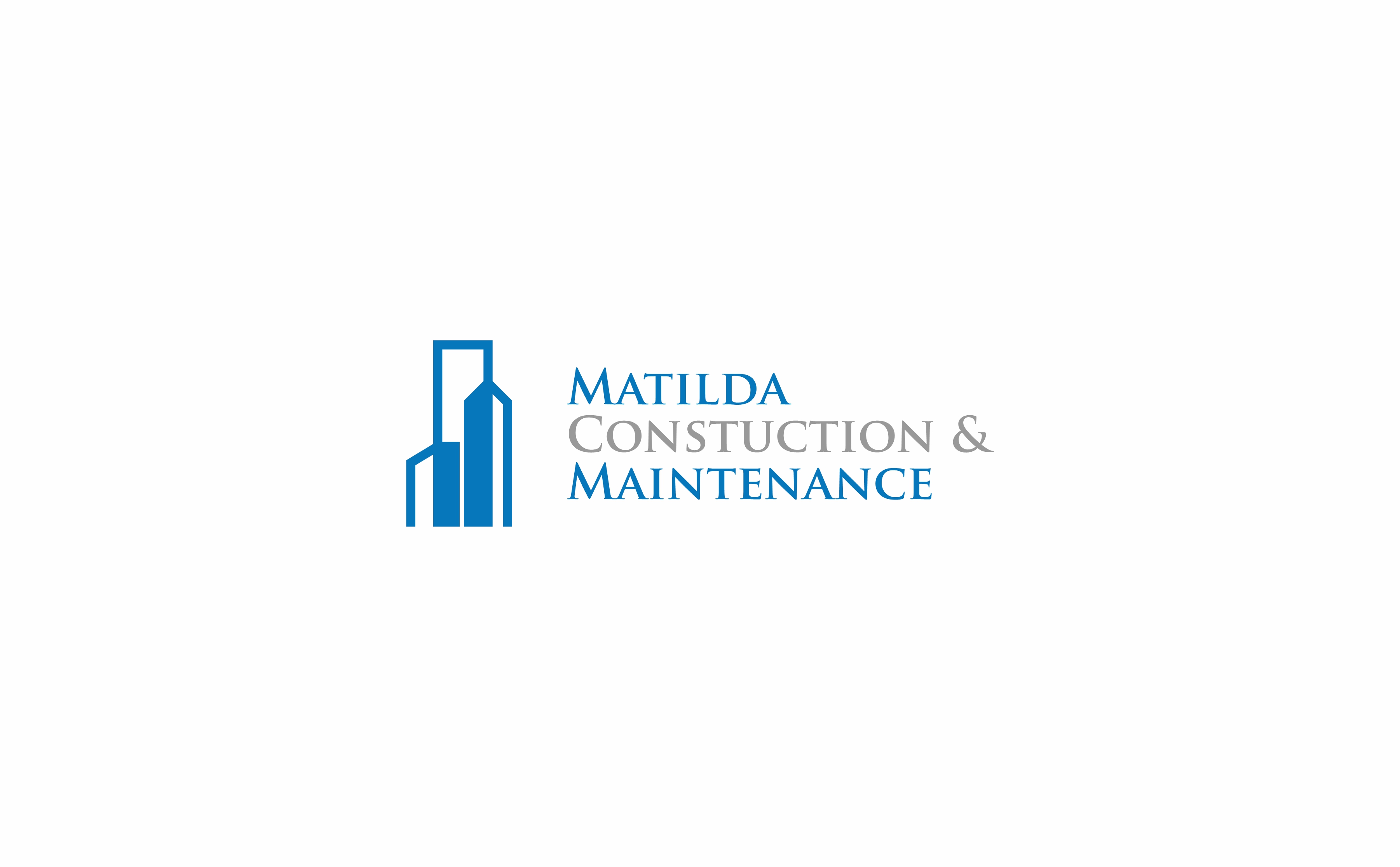 Logo Design by big daddy bojat for Matilda Construction and Maintenance | Design #33441816
