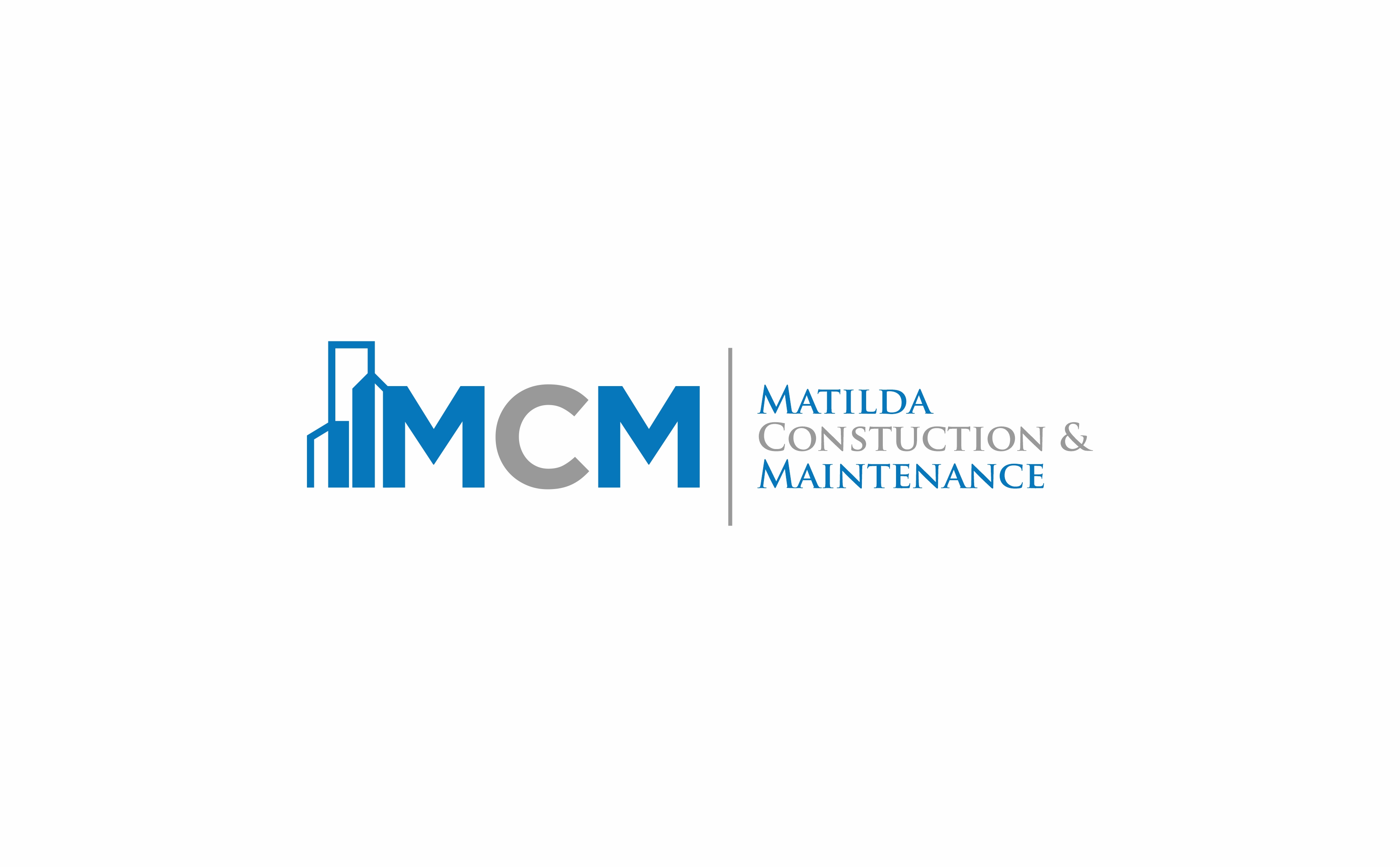 Logo Design by big daddy bojat for Matilda Construction and Maintenance | Design #33441818