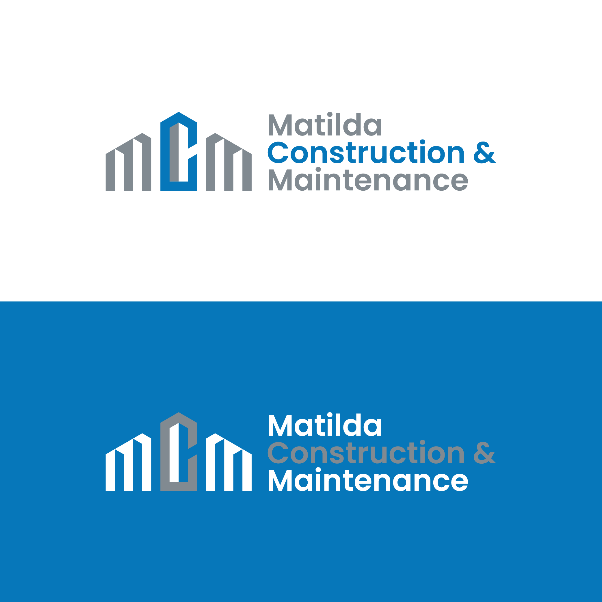 Logo Design by Daffa Bagas for Matilda Construction and Maintenance | Design #33396181