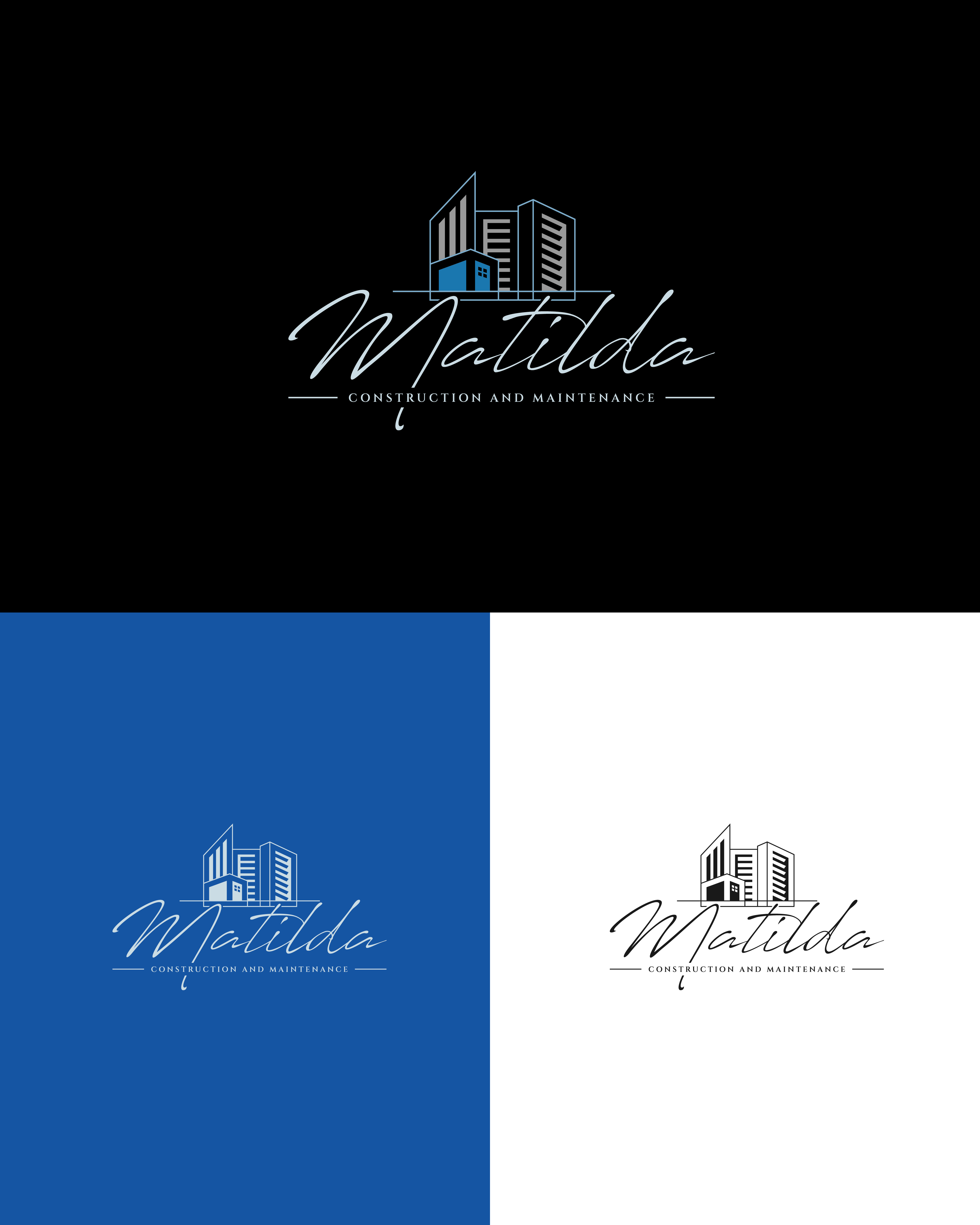 Logo Design by TDAC for Matilda Construction and Maintenance | Design #33389363
