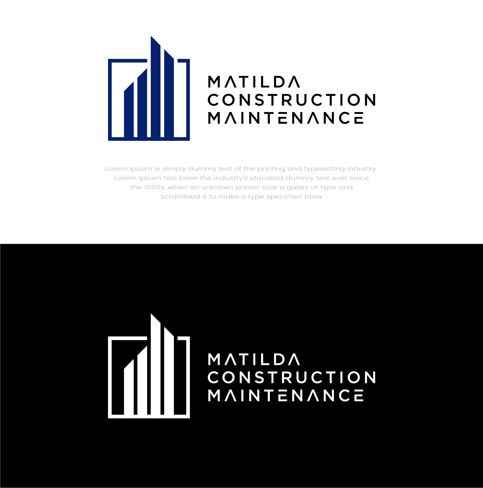 Logo Design by Barokahe guse for Matilda Construction and Maintenance | Design #33378195