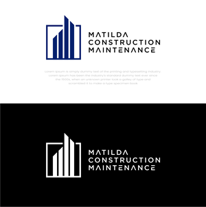 Logo Design by Barokahe guse for Matilda Construction and Maintenance | Design: #33378195