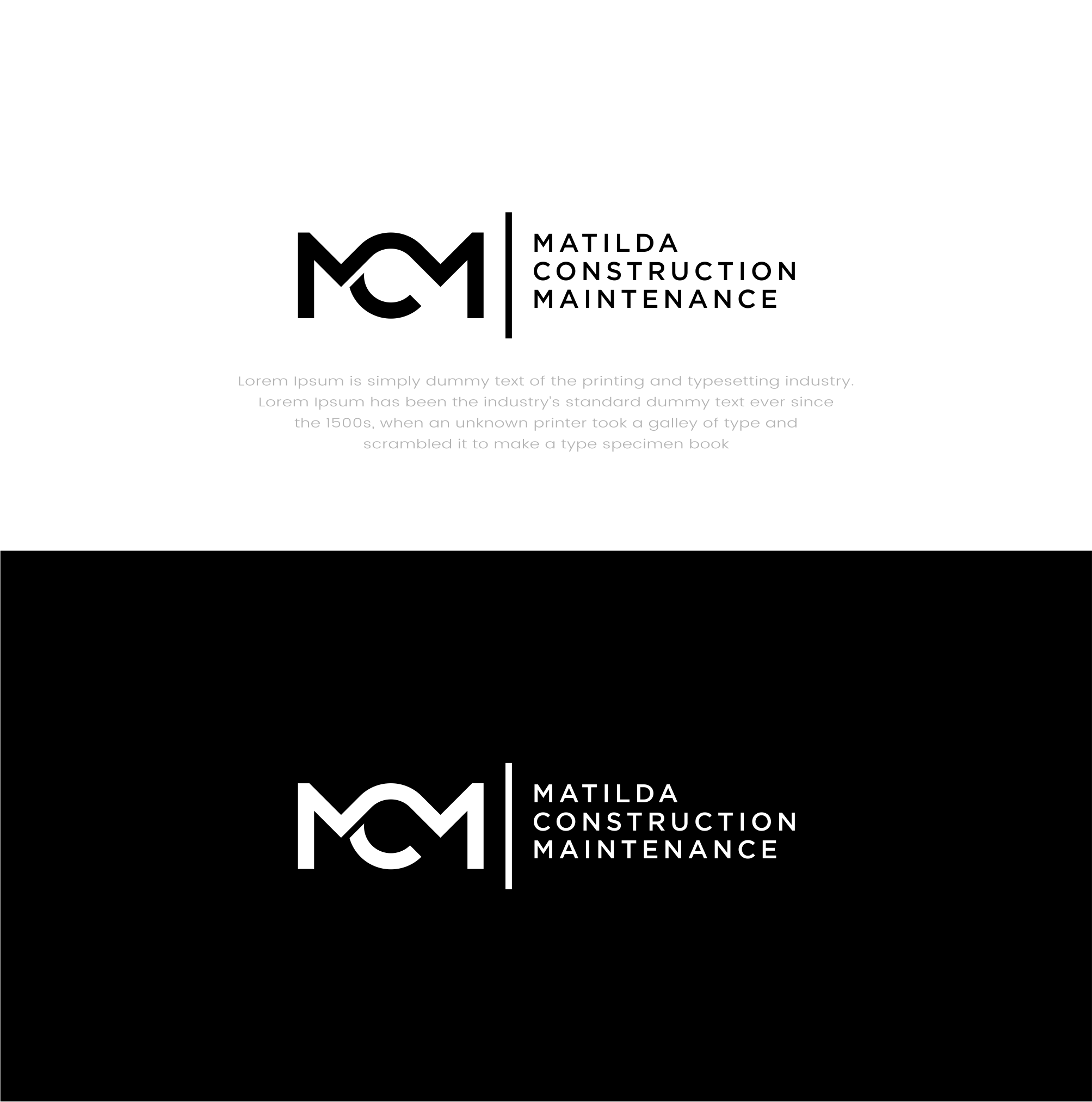 Logo Design by Barokahe guse for Matilda Construction and Maintenance | Design #33385016