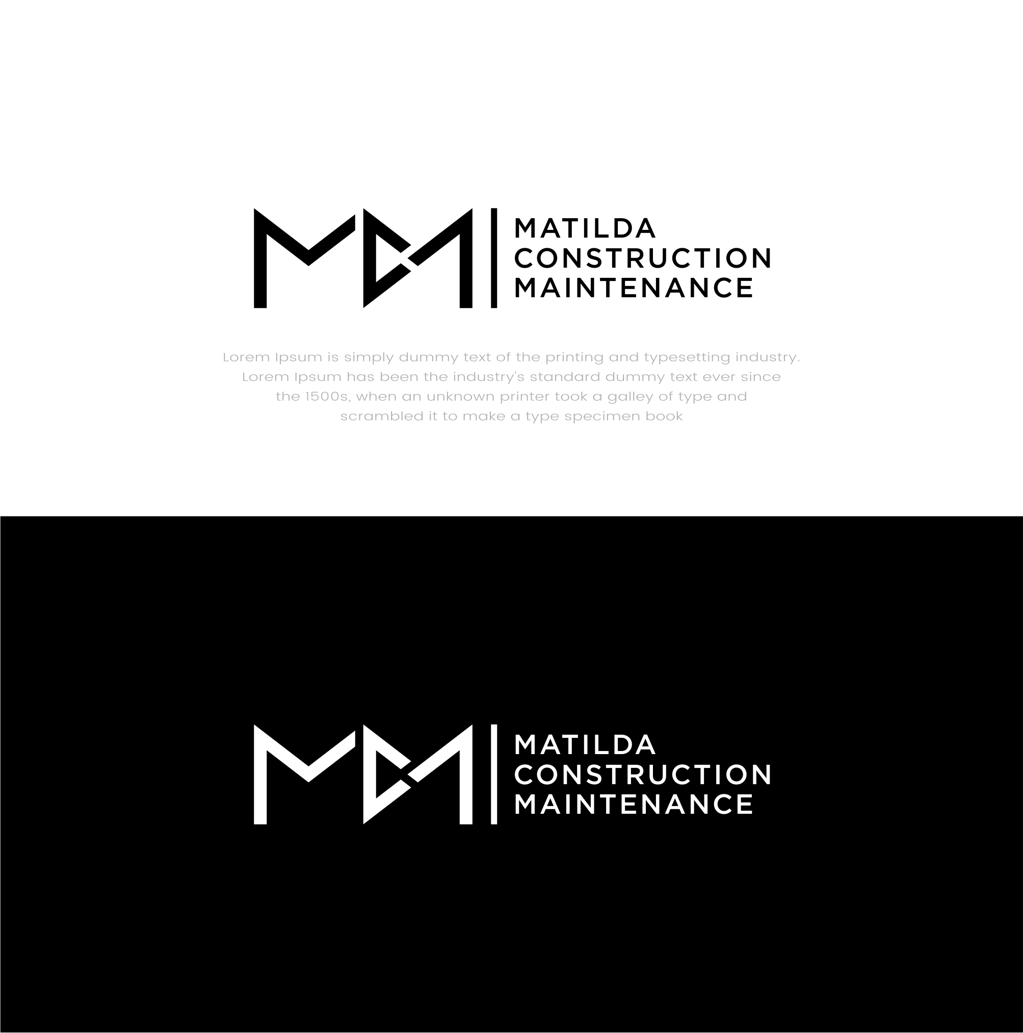 Logo Design by Barokahe guse for Matilda Construction and Maintenance | Design #33391154