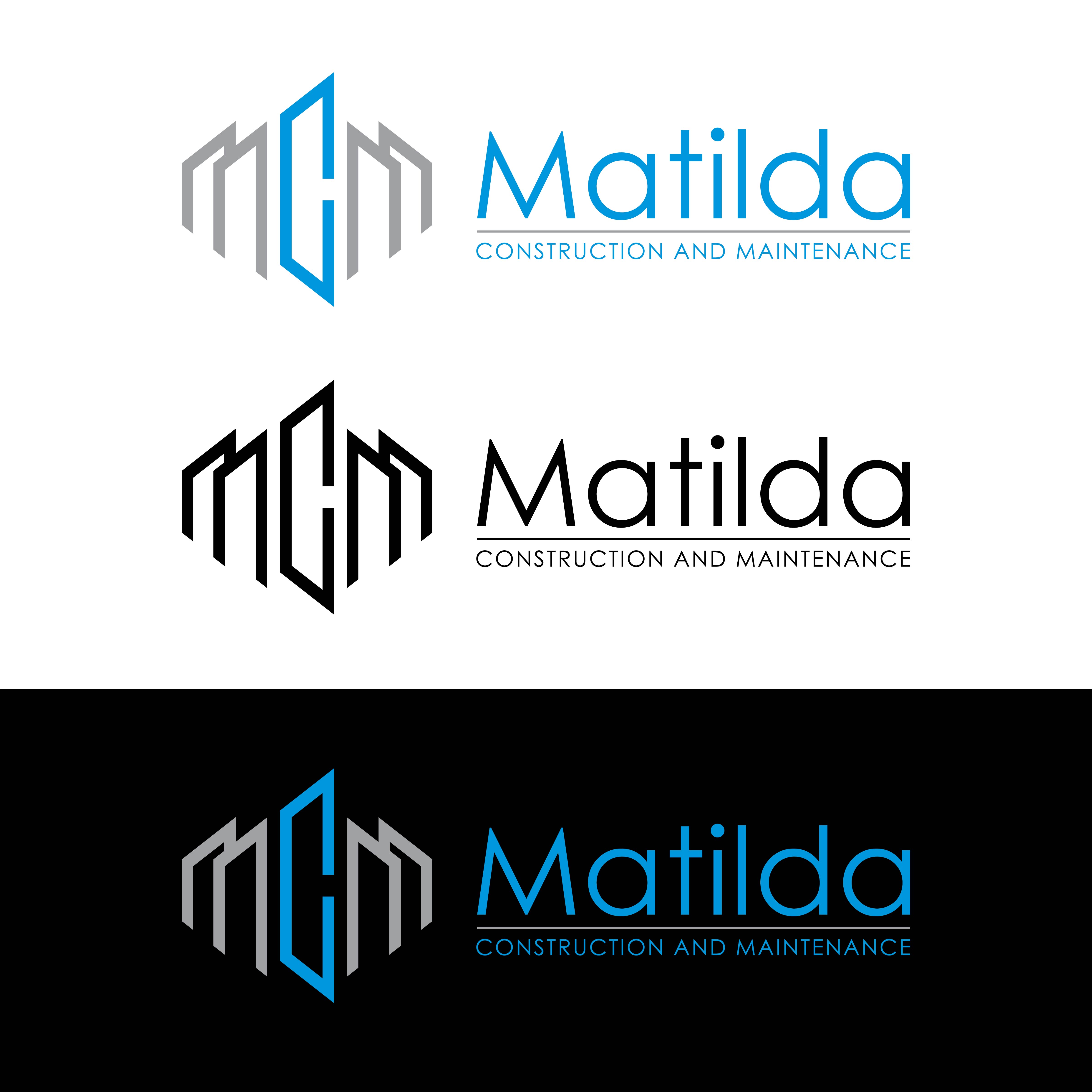 Logo Design by John Mark Arts for Matilda Construction and Maintenance | Design #33372703