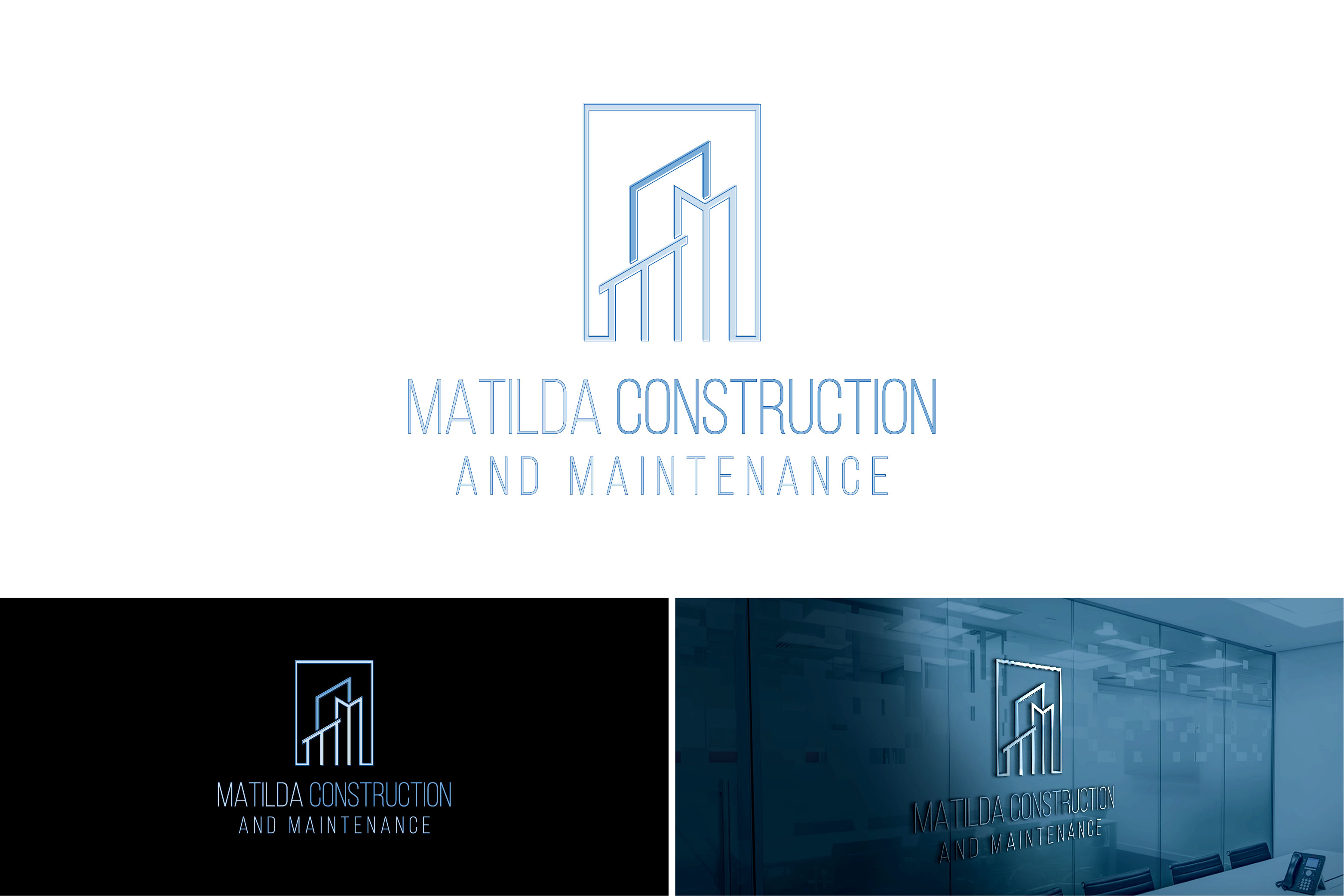 Logo Design by Hanzulla wahid for Matilda Construction and Maintenance | Design #33384127