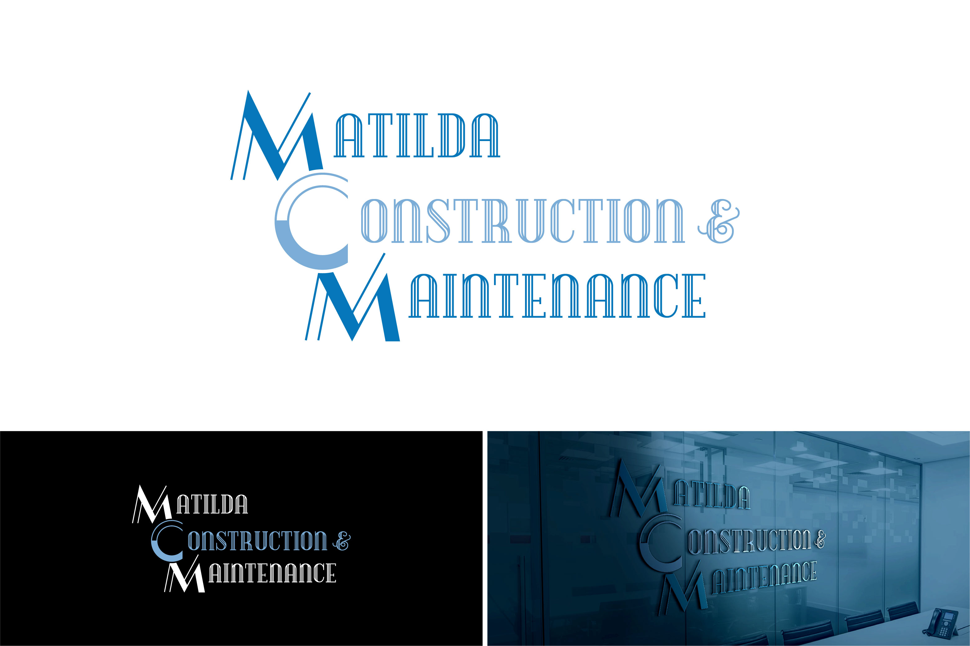 Logo Design by Hanzulla wahid for Matilda Construction and Maintenance | Design #33384128