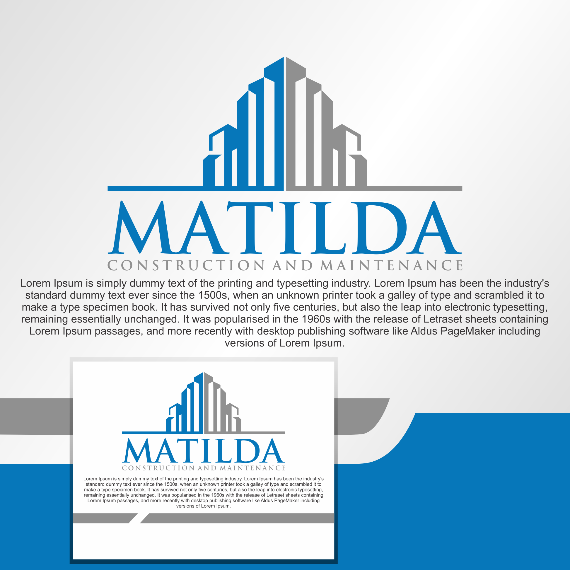 Design de Logo par diego costa pour Matilda Construction and Maintenance | Design #33373995