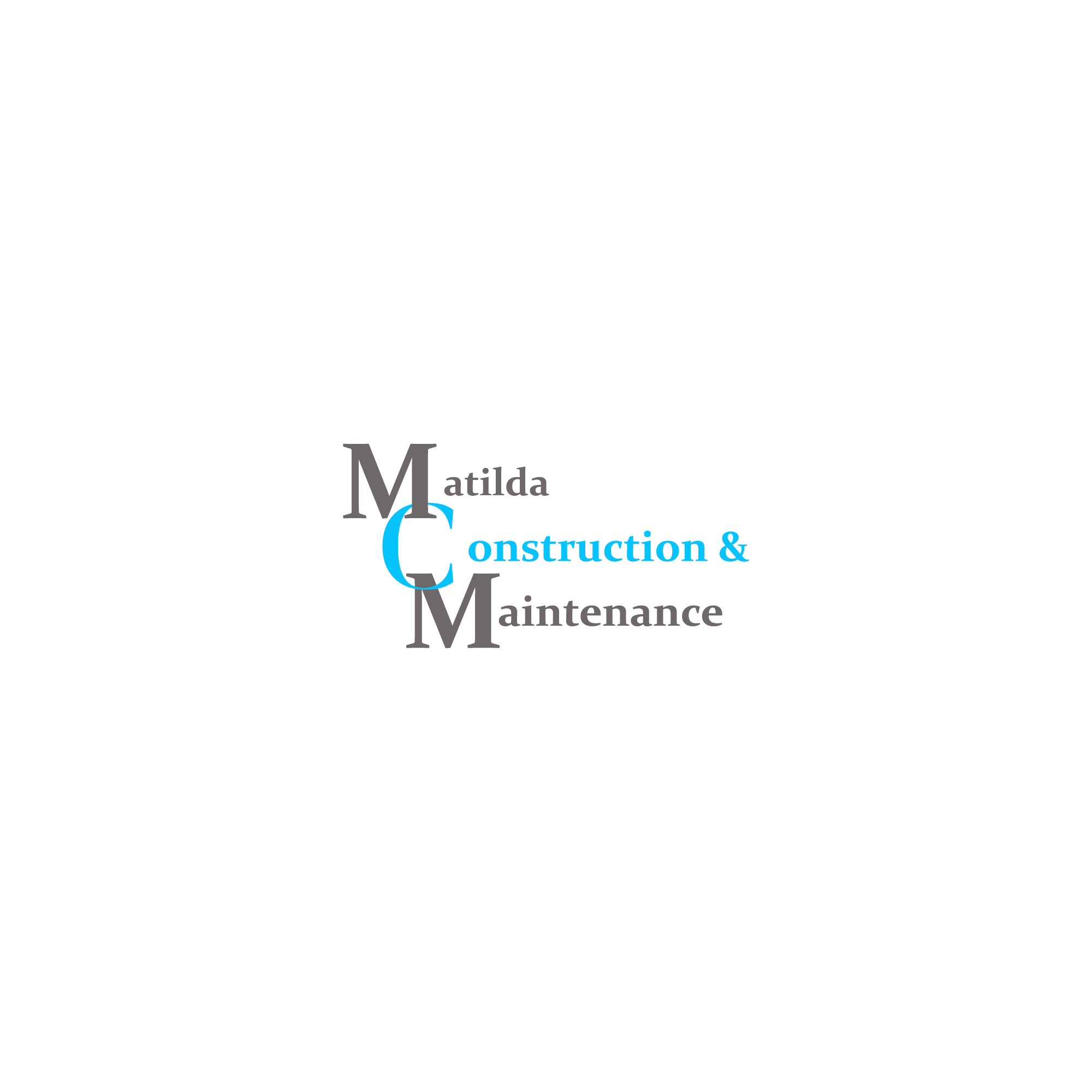 Logo Design by Md Shofiqul Alom for Matilda Construction and Maintenance | Design #33397922