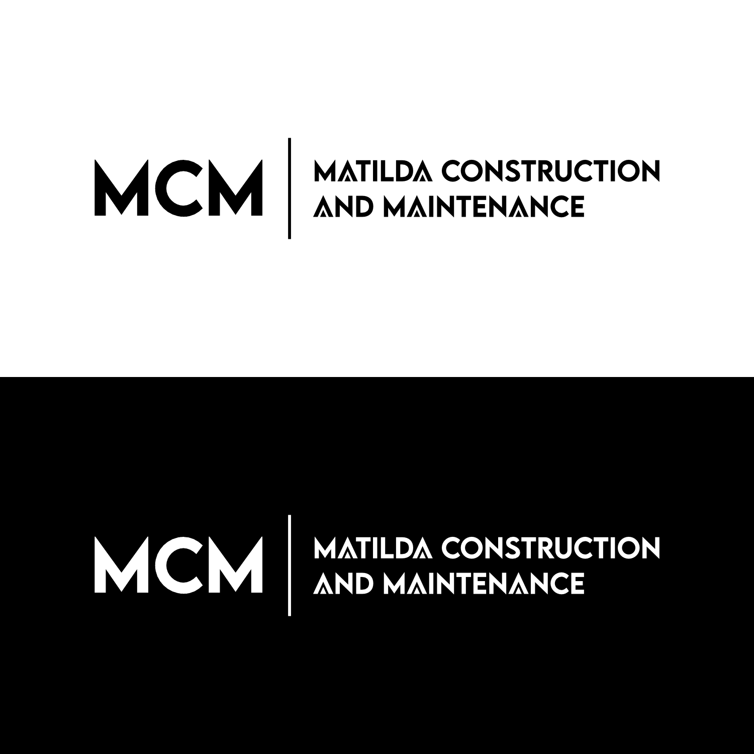 Logo Design by Solikin Design for Matilda Construction and Maintenance | Design #33372488