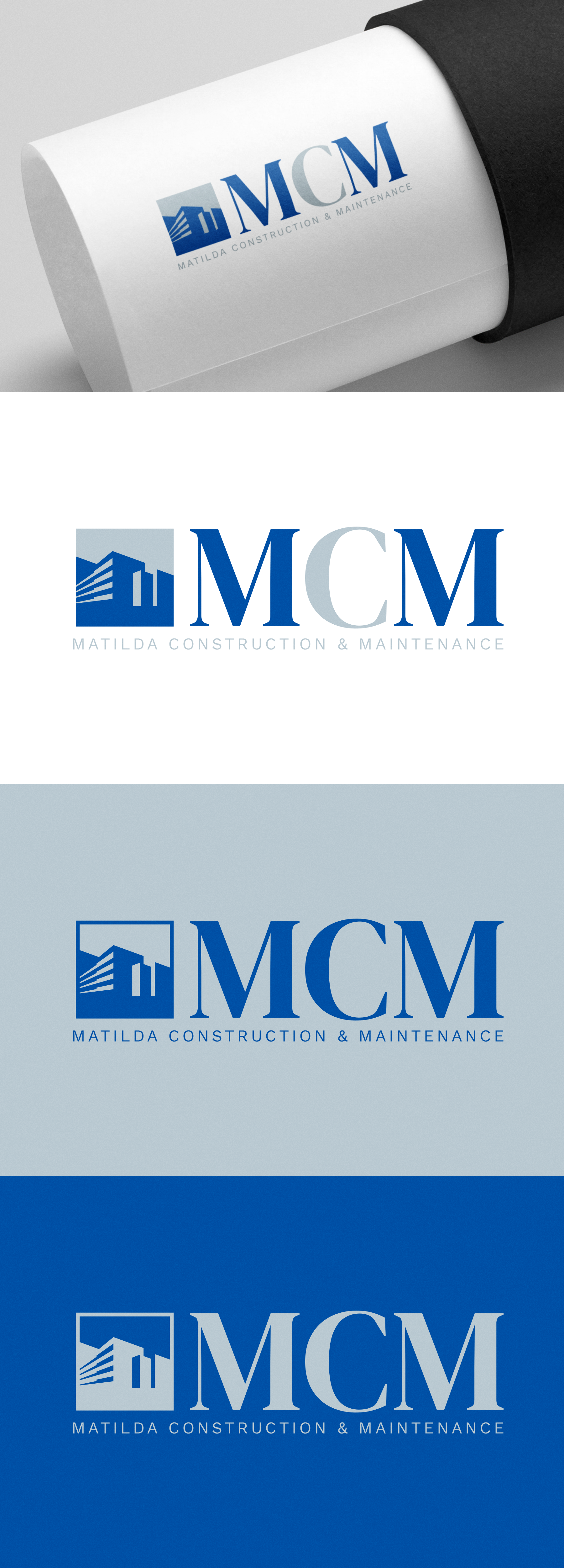 Logo Design by Oleksandr Tovarkov for Matilda Construction and Maintenance | Design #33372632