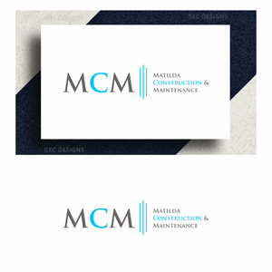 Logo-Design von RAZQ für Matilda Construction and Maintenance | Design: #33415758