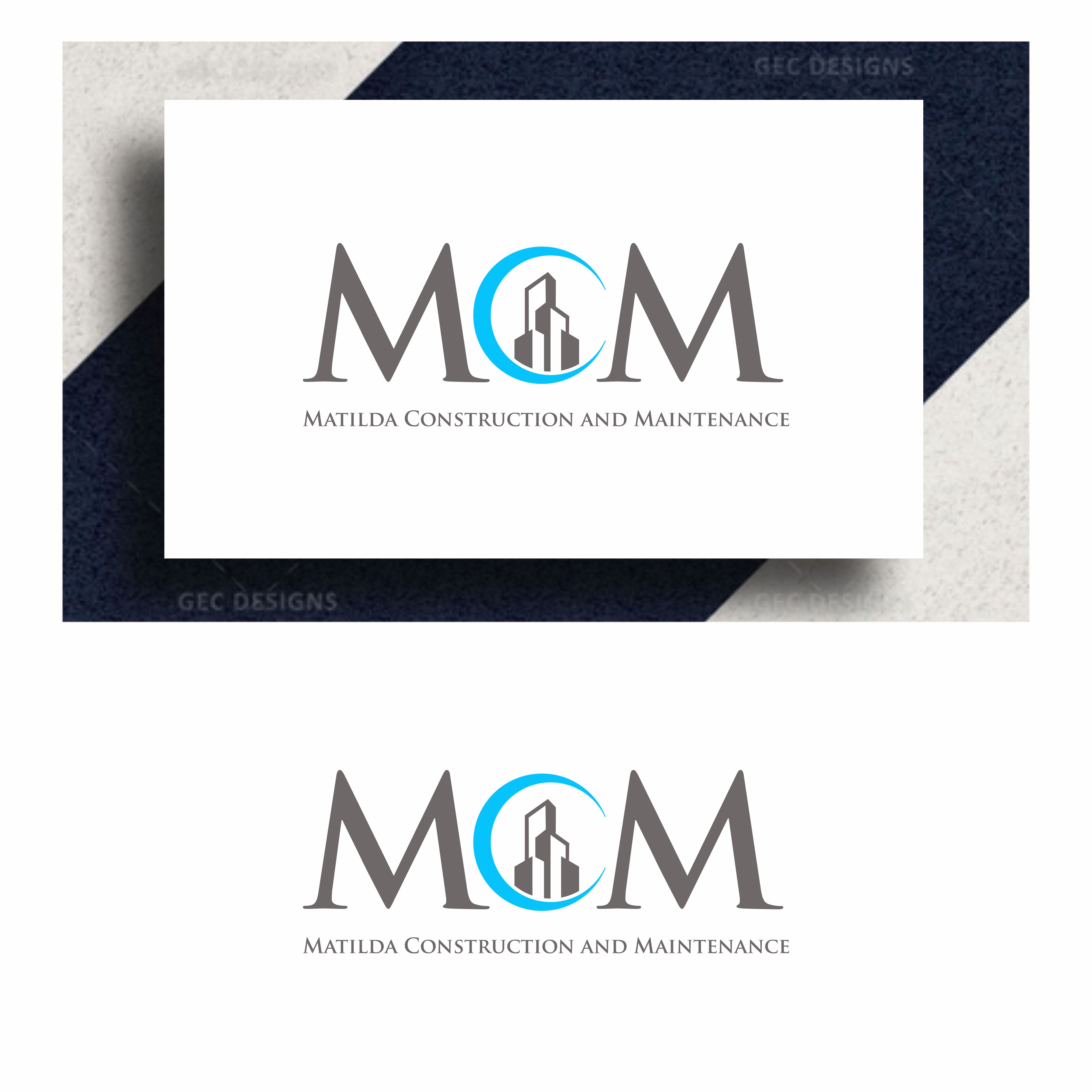 Logo Design by RAZQ for Matilda Construction and Maintenance | Design #33415876