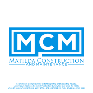 Logo Design by Abigaill_design for Matilda Construction and Maintenance | Design: #33377879