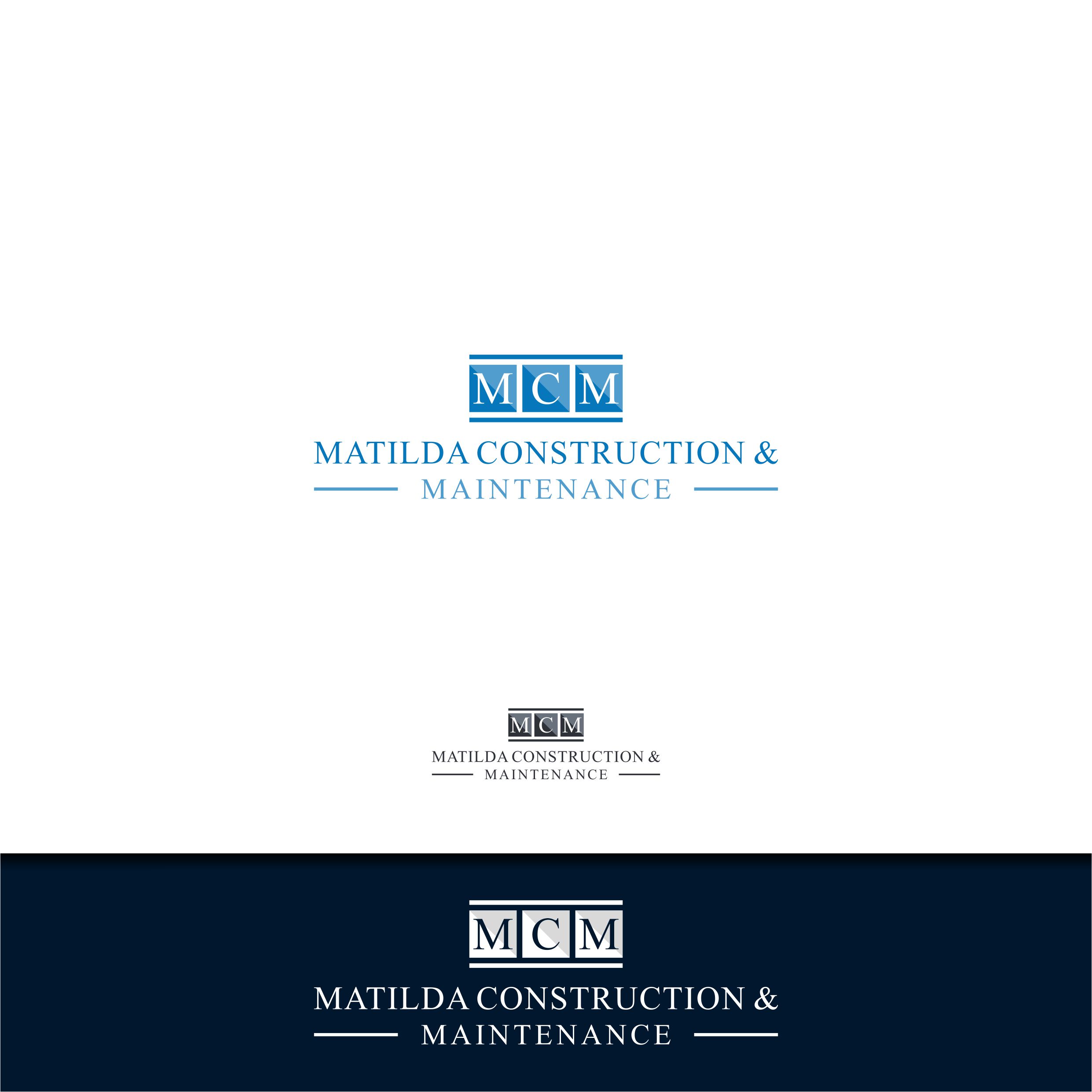 Logo Design by _aice_ for Matilda Construction and Maintenance | Design #33383468