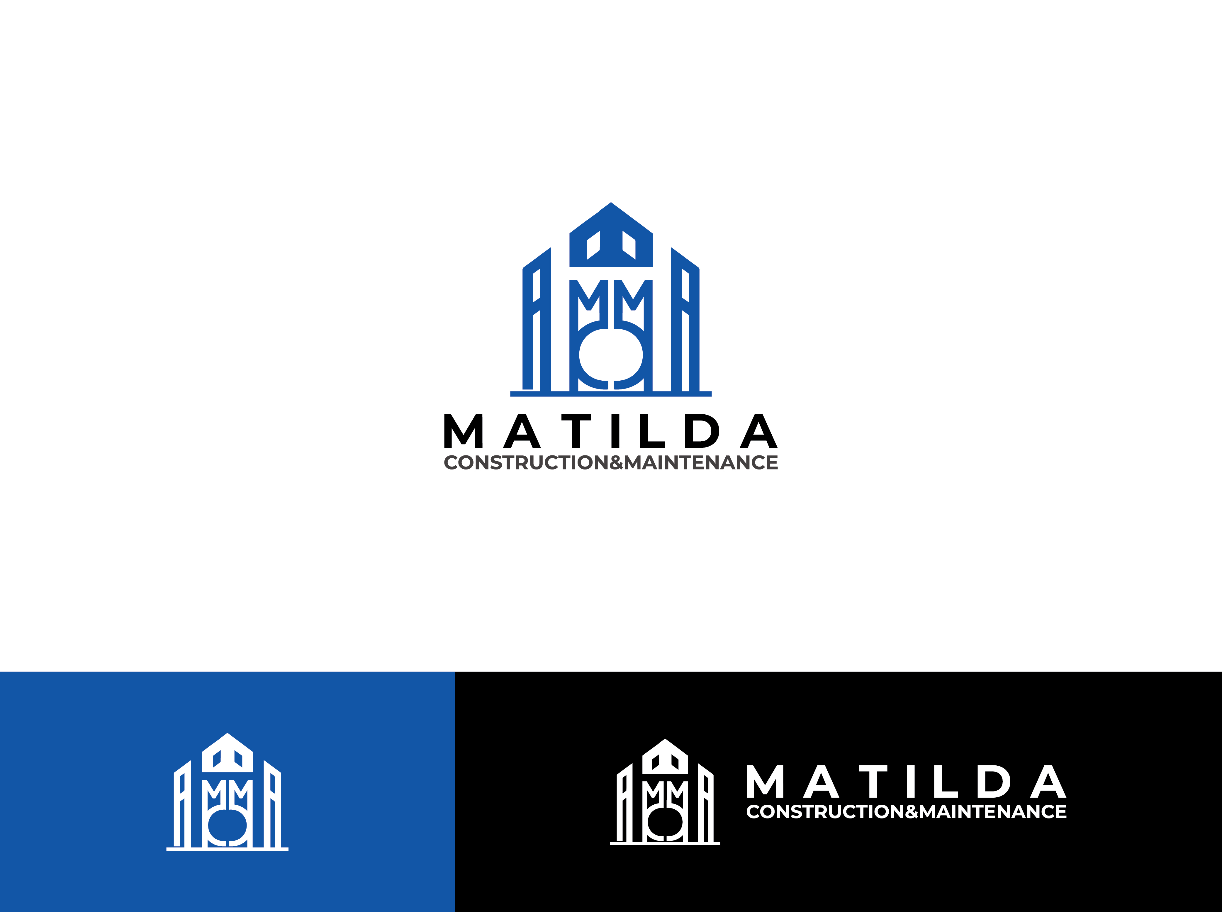 Logo Design by Ahmed Zouita for Matilda Construction and Maintenance | Design #33381811